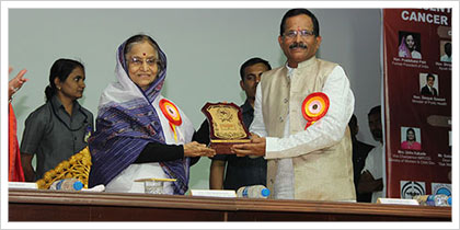 Smt. Pratibha Patil at Inauguration of All India conference on Prevention of Cancer Smt. Pratibha Patil at Inauguration of All India conference on Prevention of Cancer