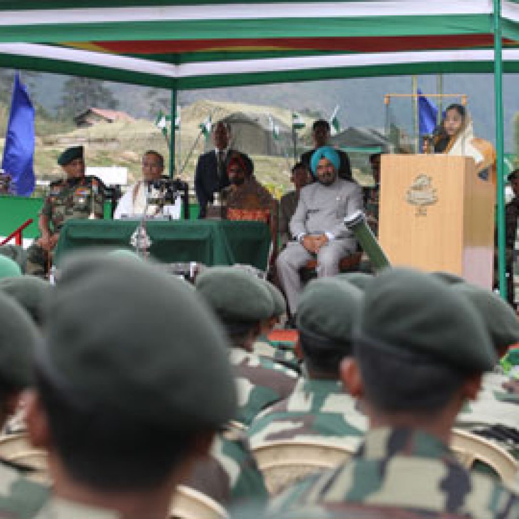 Smt. Pratibha Patil at Armed Forces