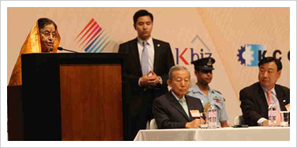 Smt. Pratibha Patil at South Korea and Mongolia