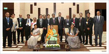 Tajikistan Smt. Pratibha Patil atTajikistan