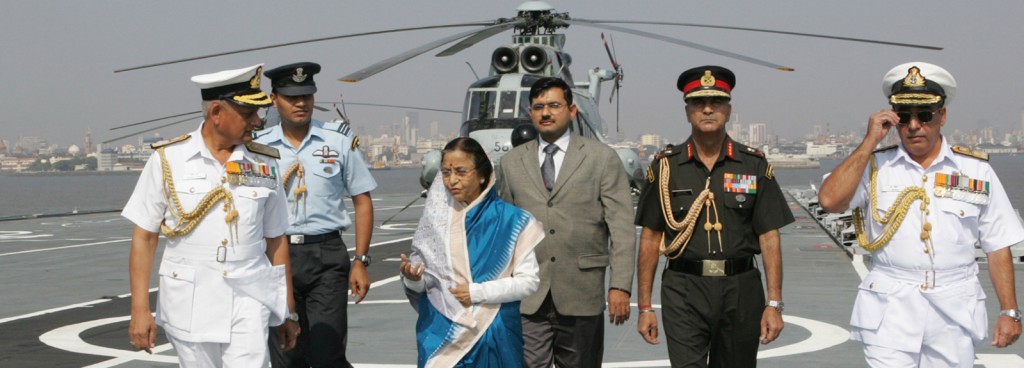 Smt. Pratibha Patil- Armed Forces