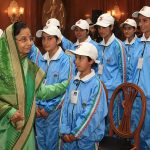 Smt. Pratibha Patil at army school