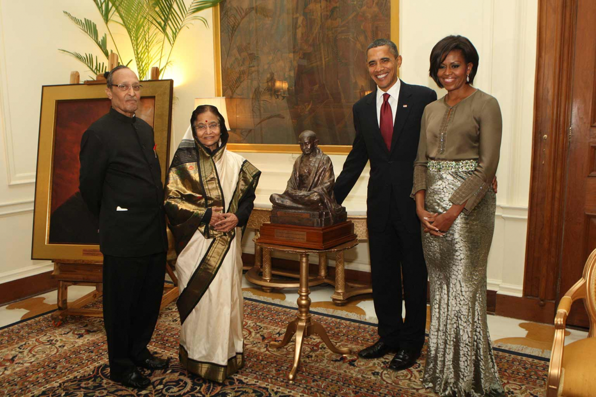 Hosting Barack & Michelle Obama Pratibha Patil Meet Obama
