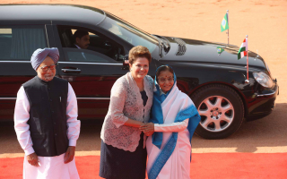Pratibha Patil at Brazil
