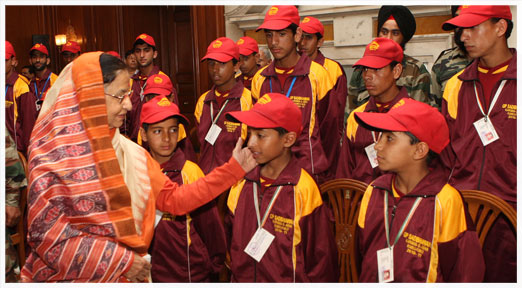 Smt. Pratibha Patil at Operation Sadbhavna Smt. Pratibha Patil at Operation Sadbhavna